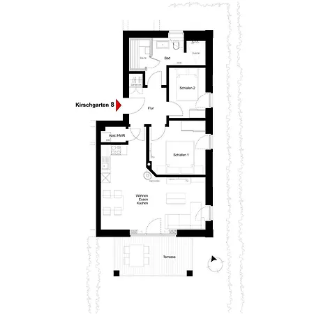 Kirschgarten 8 - Kirschgarten 3 8 *